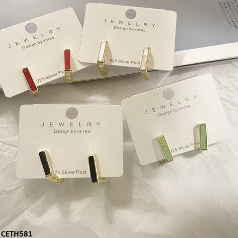 CETH581 YHC Curved Ear Tops Pair - CETH