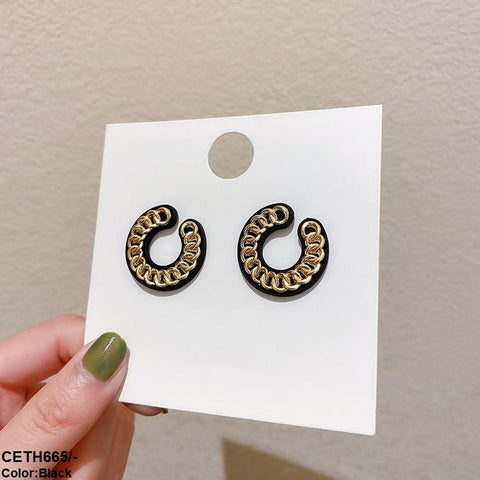 CETH665 ZCD C-Rings Ear Tops Pair - CETH