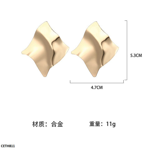 CETH811 JMN Plain Copper Square Tops Pair - CETH