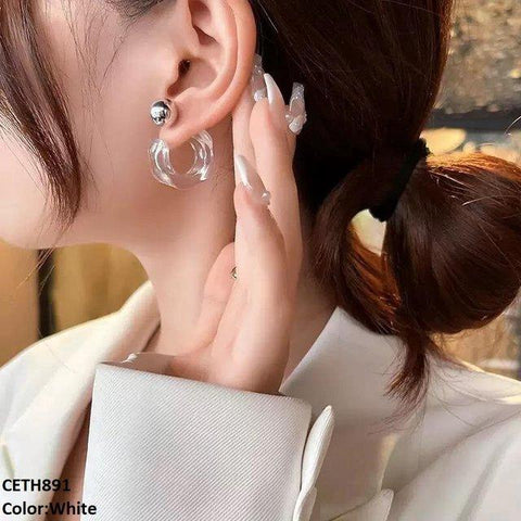CETH891 ZCD Transparent Round Cut Tops Pair