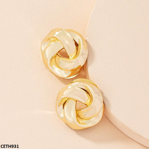 CETH931 YYE Round Covered Tops Pair - CETH