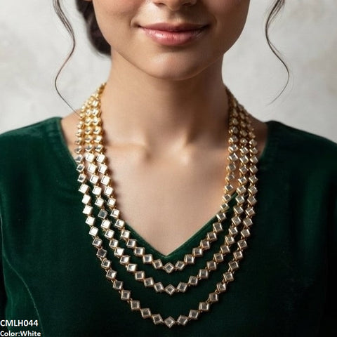CMLH044 FRN Square  Layered  Mala- CMLH