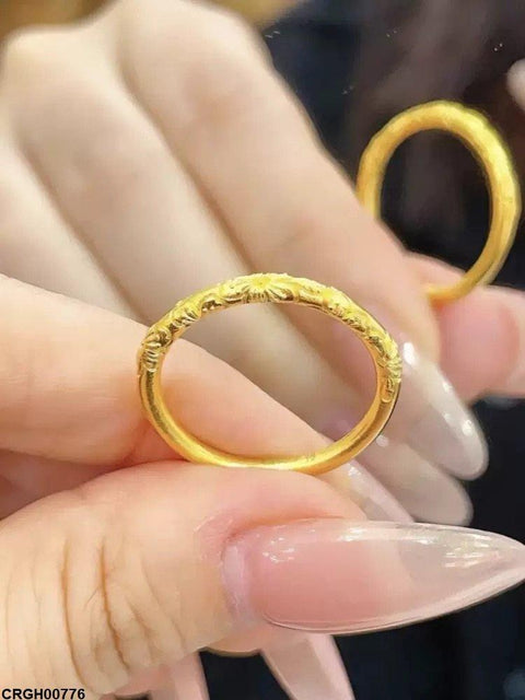 CRGH00776 DGF Round Flower Ring  - CRGH