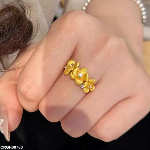 CRGH00783 WNS Flower Ring Adjustable - CRGH