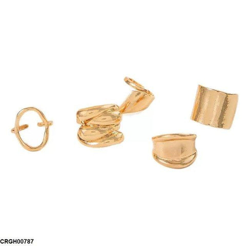CRGH00787 YYE 5 Midi Rings - CRGH
