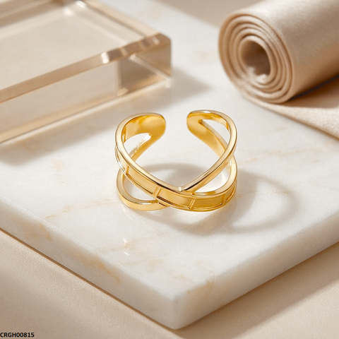CRGH00815 NMS Stainless Steel Double Loop Ring Adjustable - CRGH