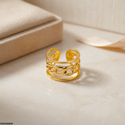 CRGH00849 NMS Link Chain Stainless Steel Ring Adjustable - CRGH