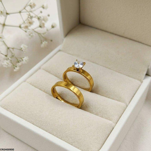 CRGH00900 MOX Stainless Steel Couple Ring - CRGH