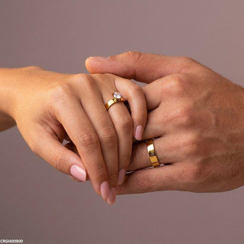 CRGH00900 MOX Stainless Steel Couple Ring - CRGH
