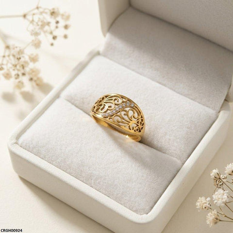 CRGH00924 MOX Stainless Steel Flower Ring - CRGH