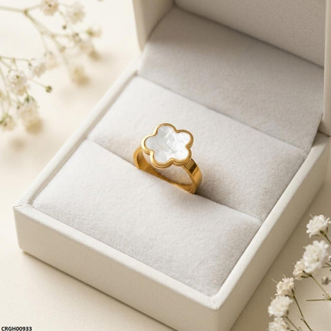 CRGH00933 MOX Stainless Steel Flower Ring - CRGH