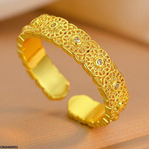 CRGH00952 ZFQ Round Flower Ring Adjustable - CRGH