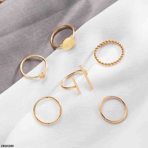 With the CRGH280 LSH 6 Midi Rings, you can up your look. These trendy and artificial jewelry items, which are made from premium materials, lend a touch of refinement to any ensemble. Ideal for those who love fashion and are searching for unusual fashion accessories. Originating from TJ Wholesale Pakistan.