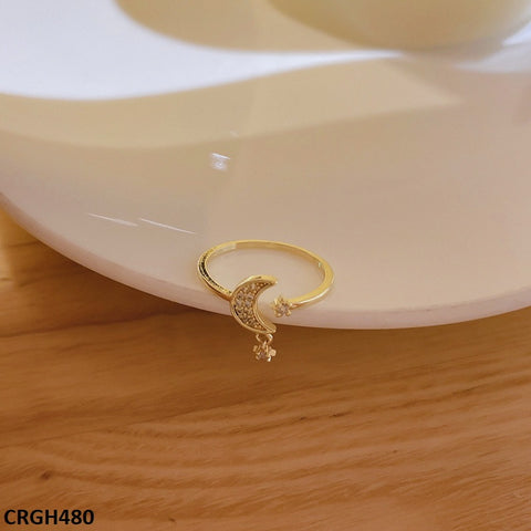 CRGH480 ZHL Moon/Stars Ring Adjustable - CRGH