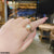 CRGH483 ZHL Blur Circle Flower Ring Adjustable - CRGH