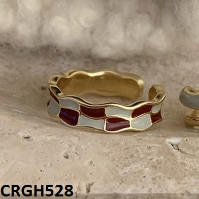 CRGH528 WNS Painted Box Ring Adjustable - CRGH