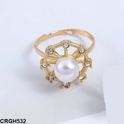 CRGH532 Wheel Pearl Ring Adjustable - CRGH