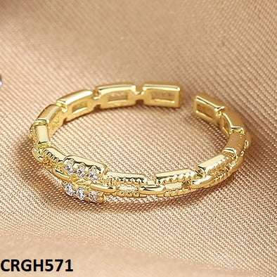 CRGH571 SZL Link Chain Adjustable Ring - CRGH