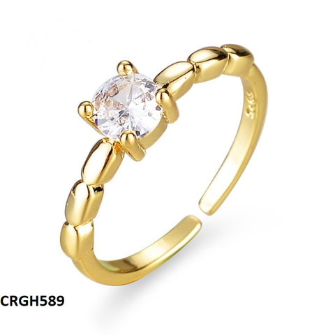 CRGH589 ZFQ Plain Ring Adjustable - TRGH