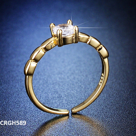 CRGH589 ZFQ Plain Ring Adjustable - TRGH