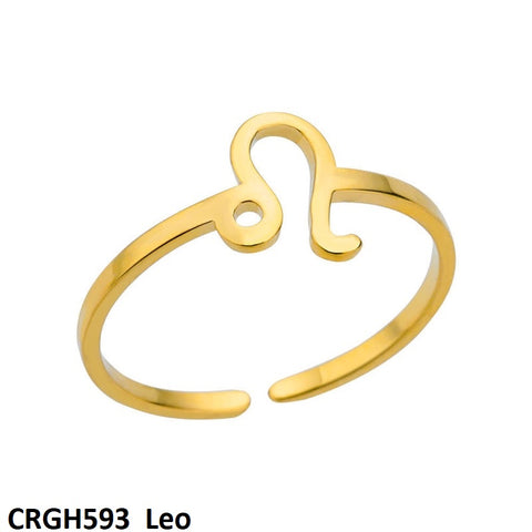 CRGH593 JEC Horoscope Sign Ring - CRGH