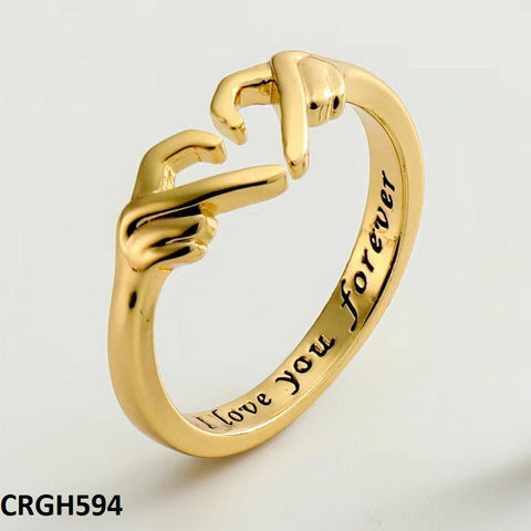 CRGH594 JEC Open Heart Ring - CRGH