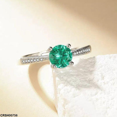 CRSH00756 JJF Round Cathedral Ring Adjustable - CRSH