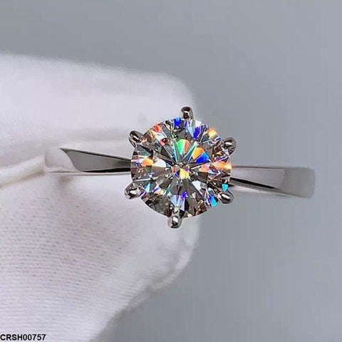 CRSH00757 JJF Round Cathedral Ring Adjustable - CRSH