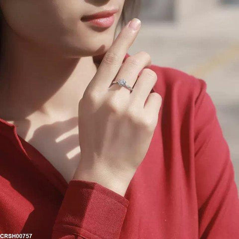 CRSH00757 JJF Round Cathedral Ring Adjustable - CRSH