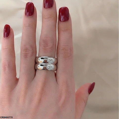CRSH00770 DGF Plain Double Round Ring - CRSH
