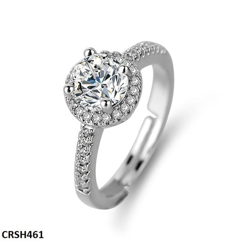 CRSH461 ZFQ Round Birthstone Ring Adjustable - TRSH