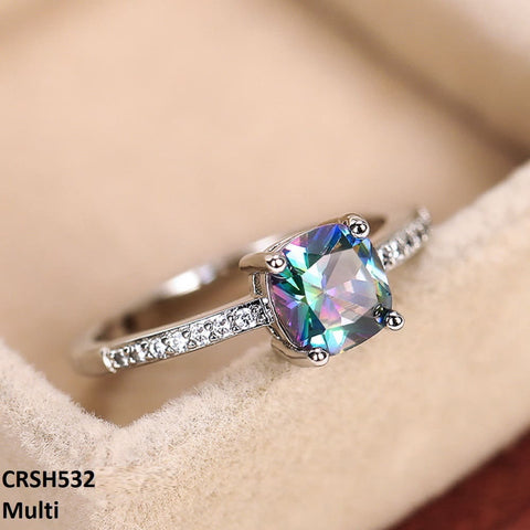 Introducing our CRSH532 CSH Cushion Ring - TRSH, a fashion accessory that adds a touch of elegance to your style. Handcrafted with premium materials, this ring from TJ Wholesale Pakistan is the perfect addition to any outfit. Upgrade your fashion game with our artificial jewelry.