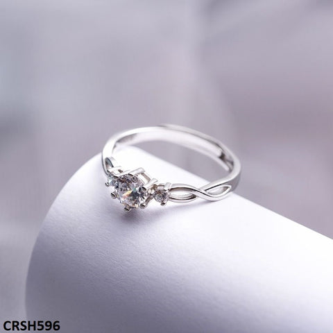 CRSH596 abc Braid Adjustable Ring - CRSH