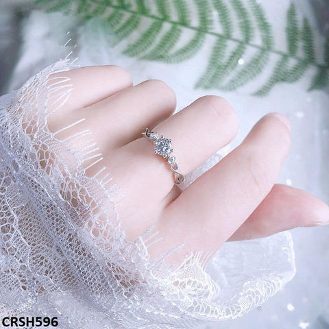 CRSH596 abc Braid Adjustable Ring - CRSH