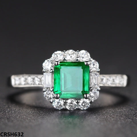 CRSH632 KRL Square Imp Adjustable Ring - TRSH