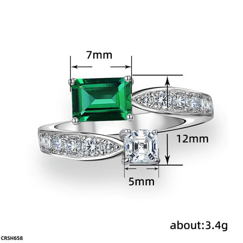 CRSH658 CSH Imp Rectangle/Square Adjustable Ring - CRSH
