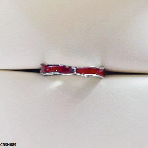 CRSH689 SJS Red Lava Ring Adjustable- CRSH