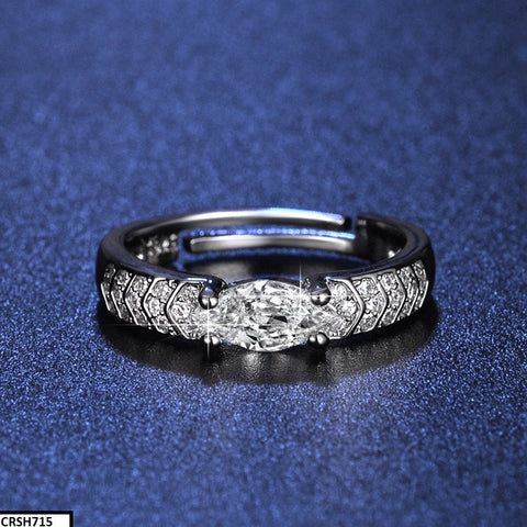 CRSH715 ZFQ Tear Stone Ring Adjustable- CRSH