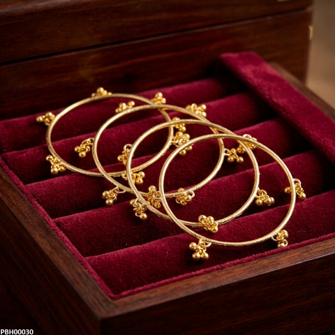 PBH00030 AZM Golden Kashmiri Bangles - PBH