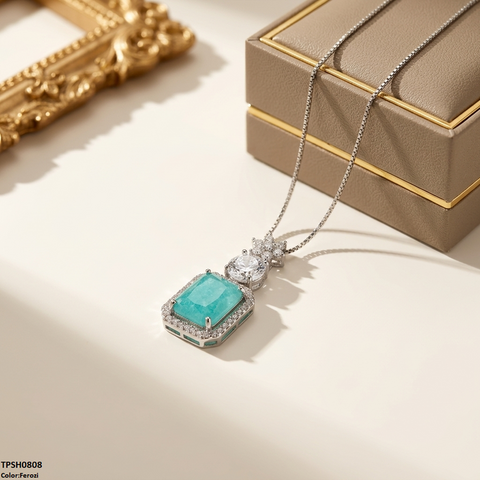 TPSH00808 MSJ Square Flower Pendant - TPSH
