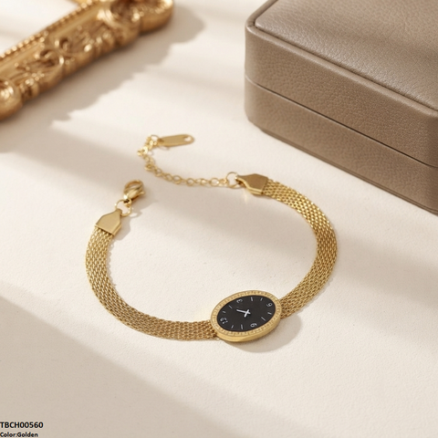 TBCH00560 ALQ Stainless Steel Oval watch Bracelet - TBCH