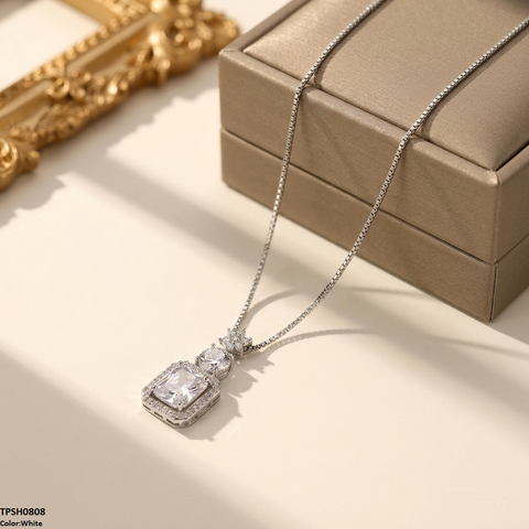 TPSH00808 MSJ Square Flower Pendant - TPSH