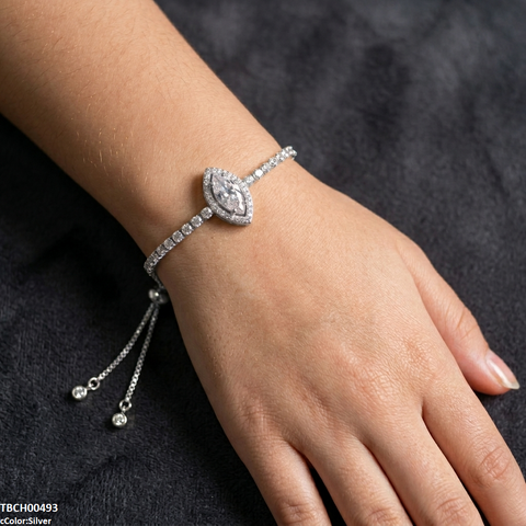 TBCH00493 DNG Marquise Stone Bracelet Adjustable - TBCH