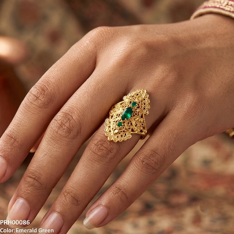 PRH00086 FRN Filigree Ring Adjustable - PRH