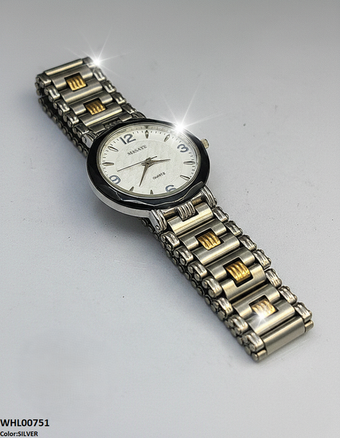 WHL00751 IWA Round Black Bezel Women's Watch - WHL