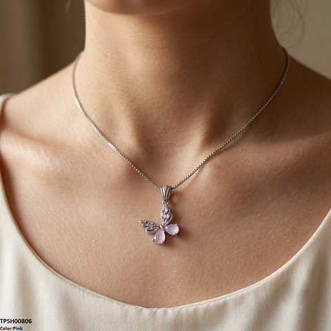 TPSH00806 MSJ Butterfly Drop Pendant - TPSH