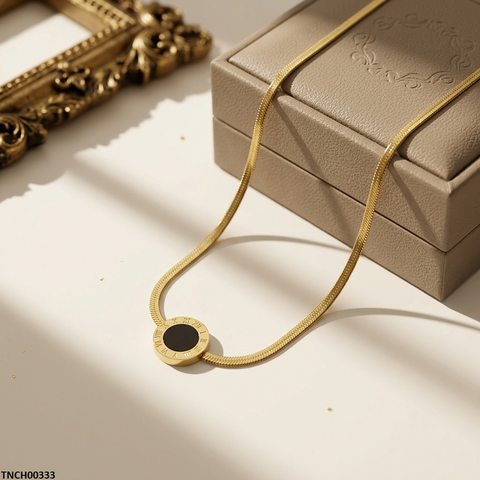 TNCH00333 MSJ Plain Round Necklace - TNCH