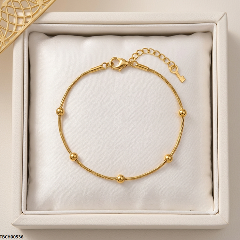 TBCH00536 MMJ  Stainless Steel Round Bracelet - TBCH