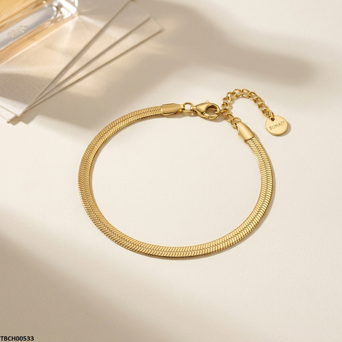 TBCH00533 MMJ Stainless Steel Plian Bracelet - TBCH