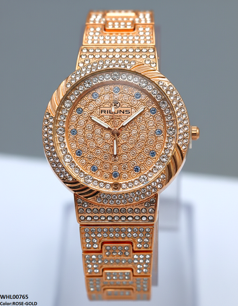 WHL00765 ZWA Double Round Bezel Women's Watch - WHL